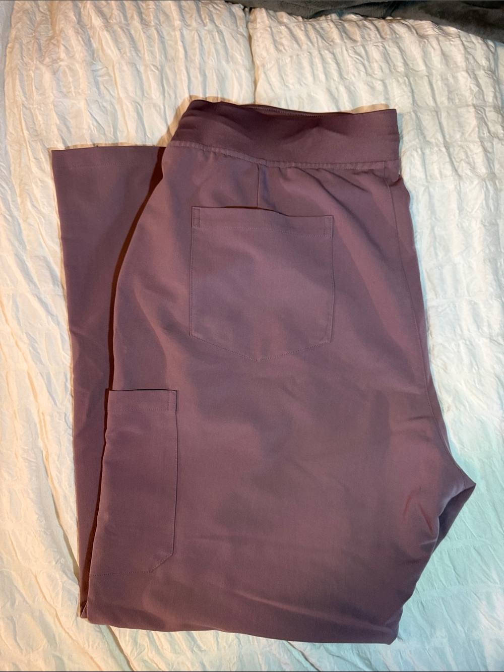 Wide-Leg Scrub Pants in Dusk